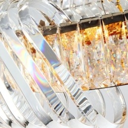 Lustre suspendu de luxe en verre de style européen