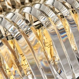 Lustre suspendu de luxe en verre de style européen