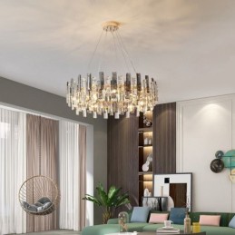 Lustre en verre de luxe de style européen