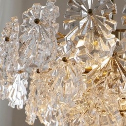 Lustre suspendu de luxe en verre pour décoration d'intérieur