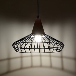 Lustre en métal peint contemporain moderne