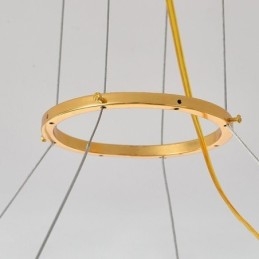 Lustre moderne en verre coquillage pour salle à manger