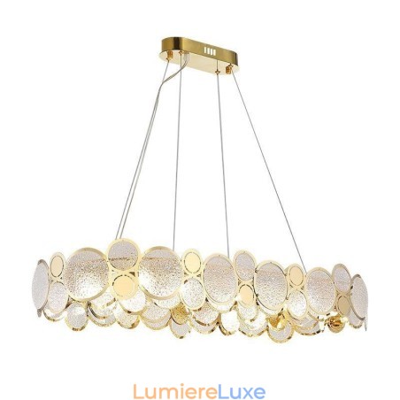 Lustre en verre européen, suspension créative de luxe Lustre en verre européen, suspension créative de luxe