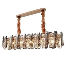 Luminaire suspendu moderne en verre Luminaire suspendu de luxe pour salle à manger