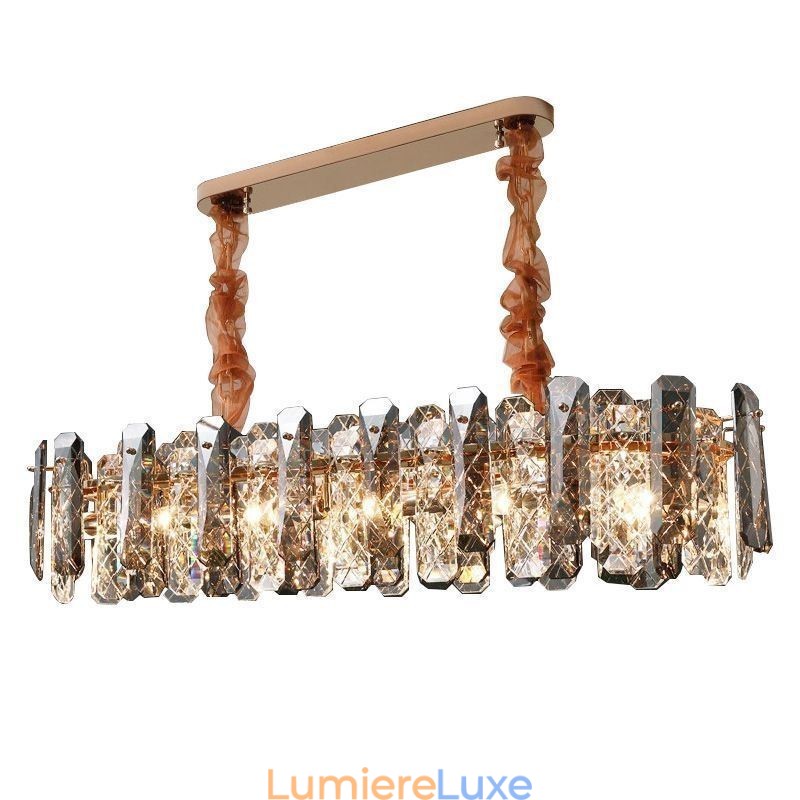 Luminaire suspendu moderne en verre Luminaire suspendu de luxe pour salle à manger