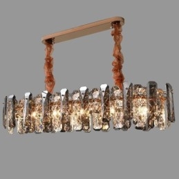 Luminaire suspendu moderne en verre Luminaire suspendu de luxe pour salle à manger