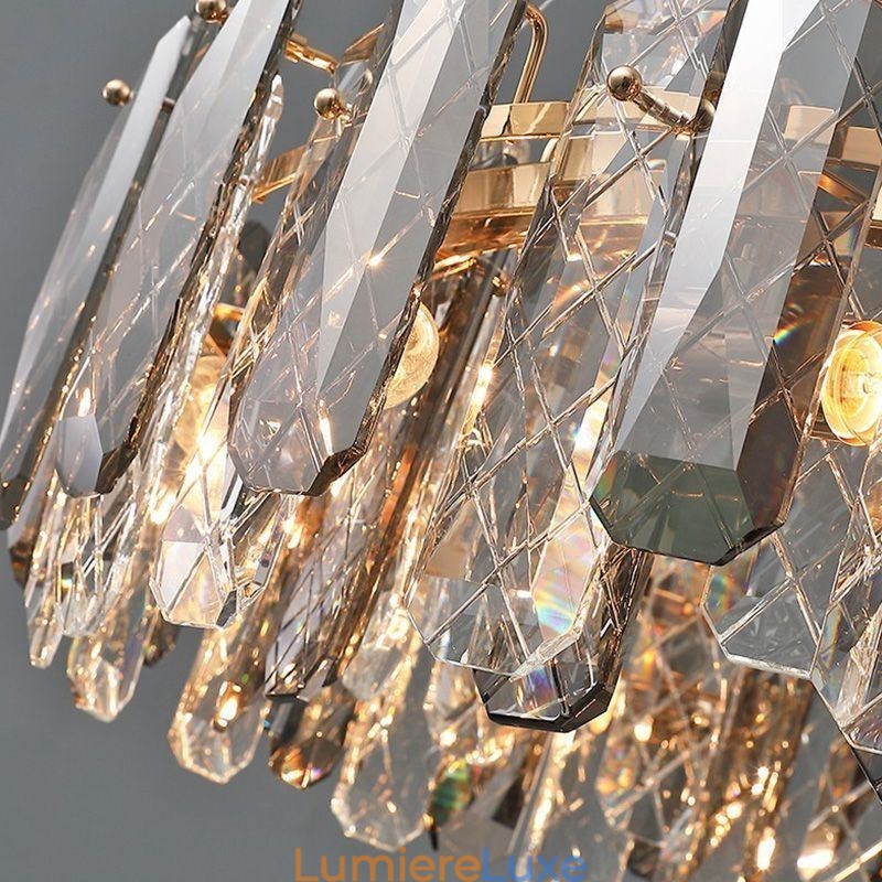Luminaire suspendu moderne en verre Luminaire suspendu de luxe pour salle à manger