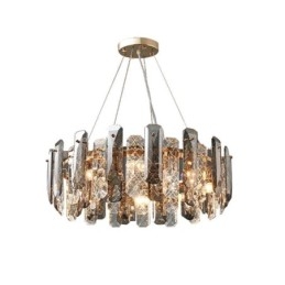 Lampe suspendue de luxe en verre européen