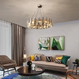 Lampe suspendue de luxe en verre européen