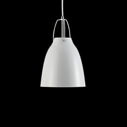 Suspension en métal contemporaine et contractée à 1 lumière