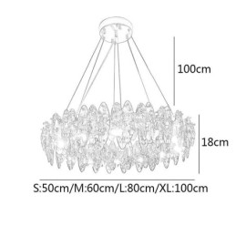 Suspension de luxe postmoderne Lampe suspendue minimaliste moderne