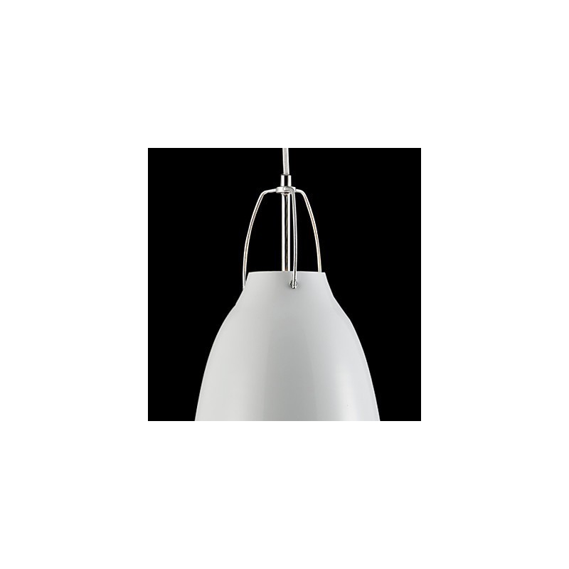 Suspension en métal contemporaine et contractée à 1 lumière