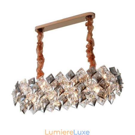 Lustre en verre européen, éclairage créatif et luxueux Lustre en verre européen, éclairage créatif et luxueux