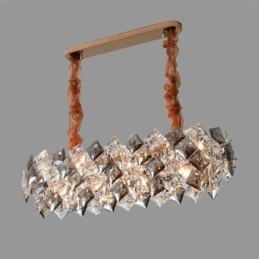 Lustre en verre européen, éclairage créatif et luxueux