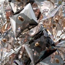 Lustre en verre européen, éclairage créatif et luxueux