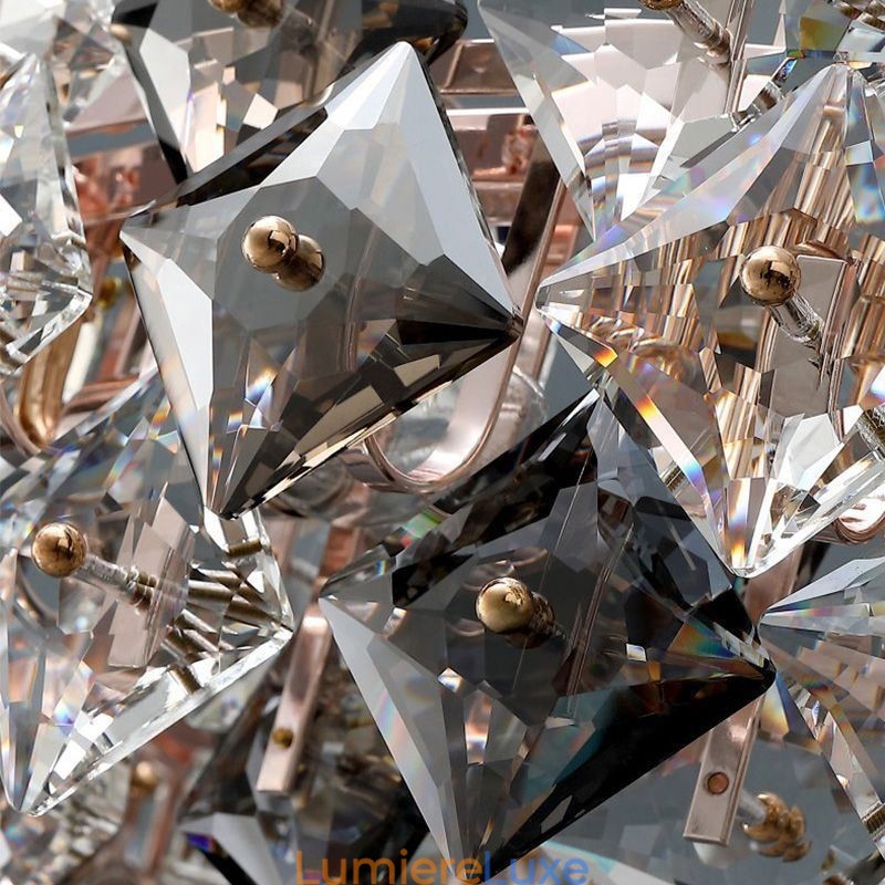Lustre en verre européen, éclairage créatif et luxueux