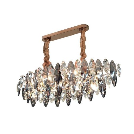 Lustre en verre de luxe léger, luminaire décoratif d'intérieur Lustre en verre de luxe léger, luminaire décoratif d'intérieur
