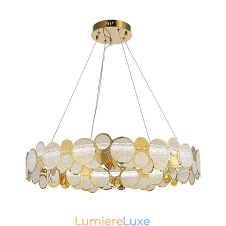 Lustre en verre européen, lumière créative, suspension de luxe Lustre en verre européen, lumière créative, suspension de luxe