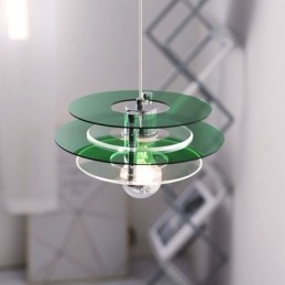Suspension nordique post-moderne en acrylique