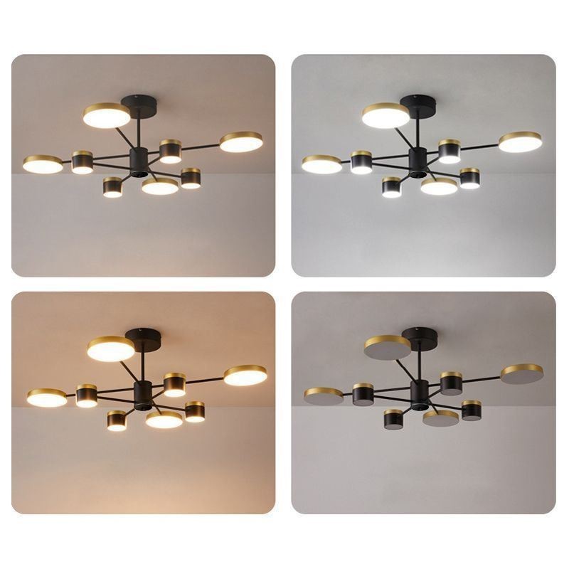 Lustre à projection d'étoiles