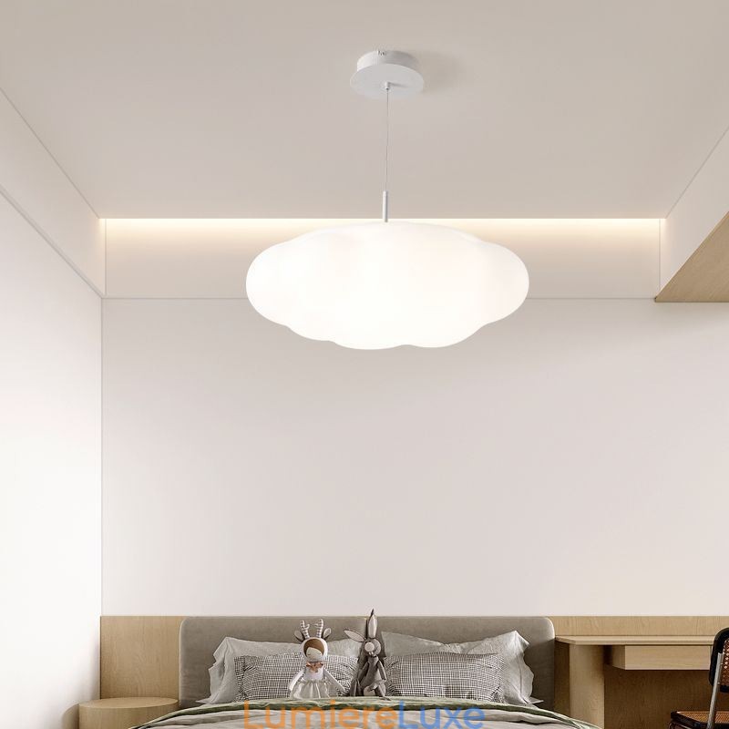 Lampe à suspension créative White Cloud