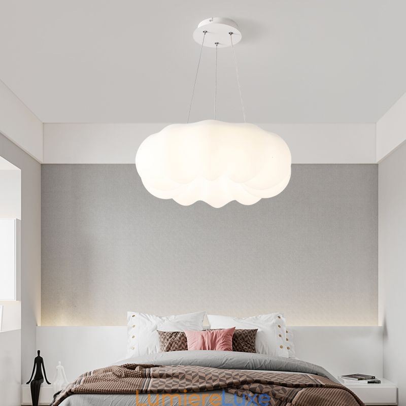 Lampe suspendue nordique créative en forme de citrouille