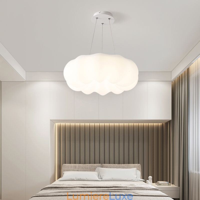 Lampe suspendue nordique créative en forme de citrouille
