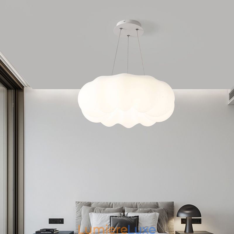 Lampe suspendue nordique créative en forme de citrouille