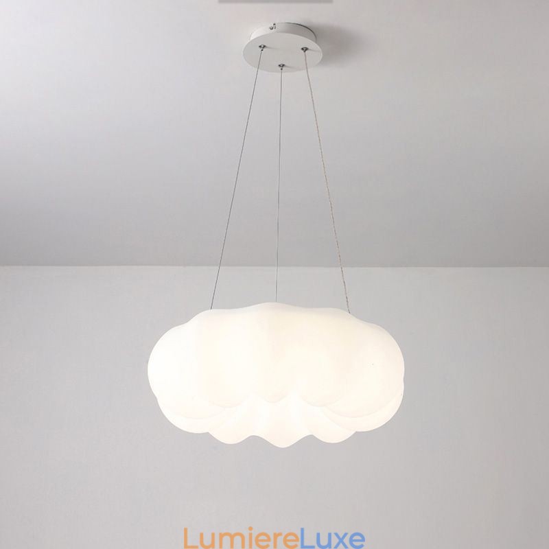 Lampe suspendue nordique créative en forme de citrouille
