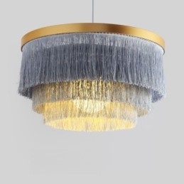 Suspension décorative nordique, lustre à pampilles romantique et chaleureux, lampe suspendue créative