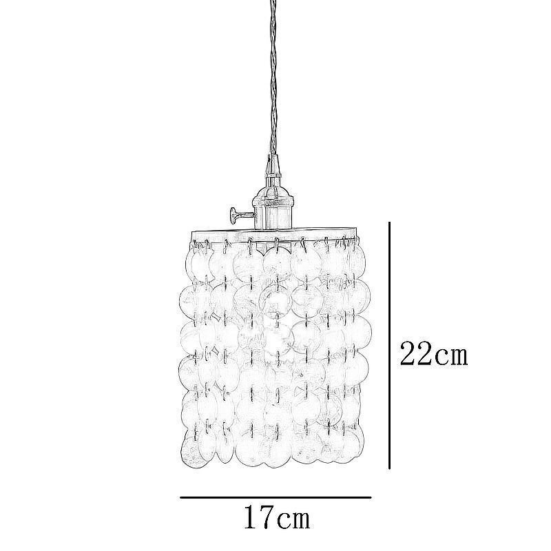 Lustre classique moderne avec abat-jour en coquillage blanc, lampe suspendue, plafonnier