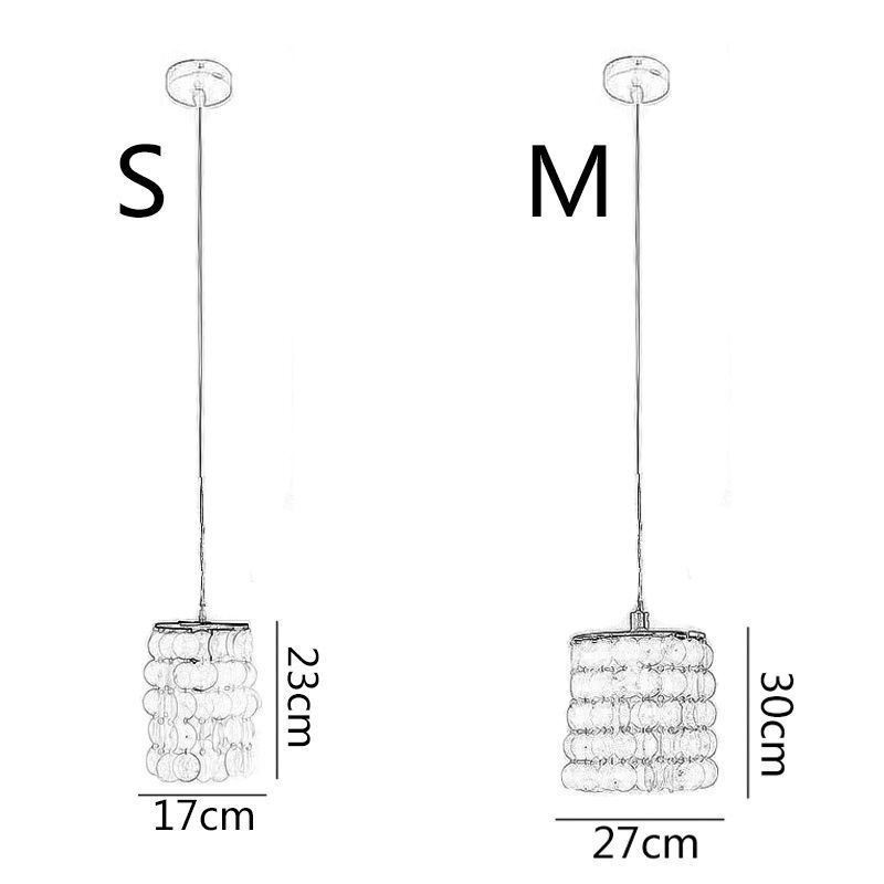 Suspension moderne en Capiz, mini plafonnier suspendu contemporain pour salle à manger