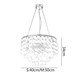 Plafonnier moderne en coquillage blanc, luminaire suspendu, lustre
