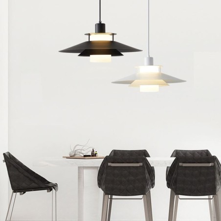 Suspension nordique en aluminium, éclairage de plafond minimaliste moderne Suspension nordique en aluminium, éclairage de plafond minimaliste moderne