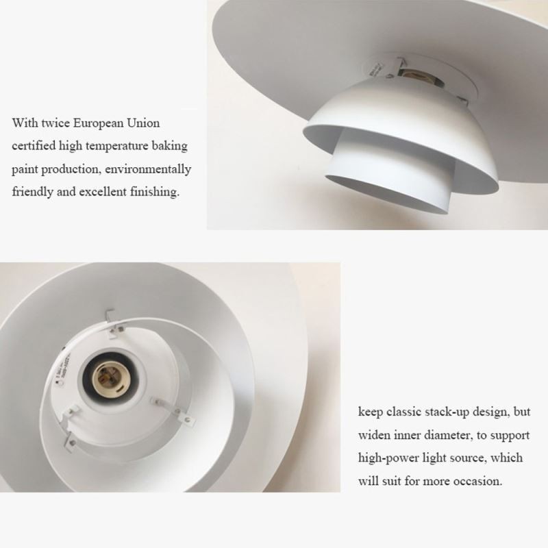 Luminaire suspendu en aluminium blanc, lustre contemporain, luminaire suspendu réglable