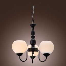 Lustre en bronze de style bougie classique traditionnel