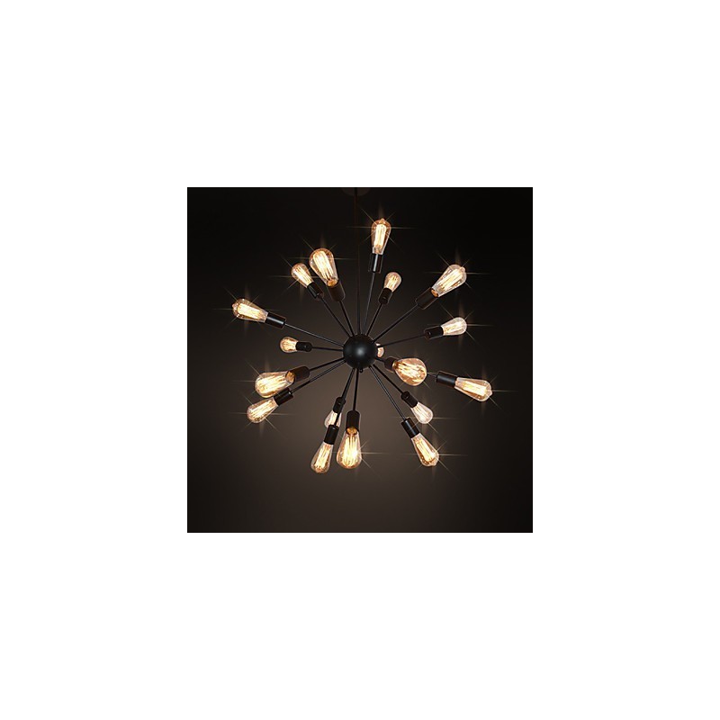 Lustre en métal et laiton antique Country Designers