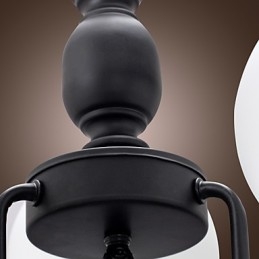 Lustre en bronze de style bougie classique traditionnel