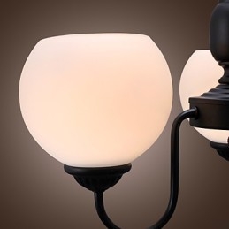 Lustre en bronze de style bougie classique traditionnel