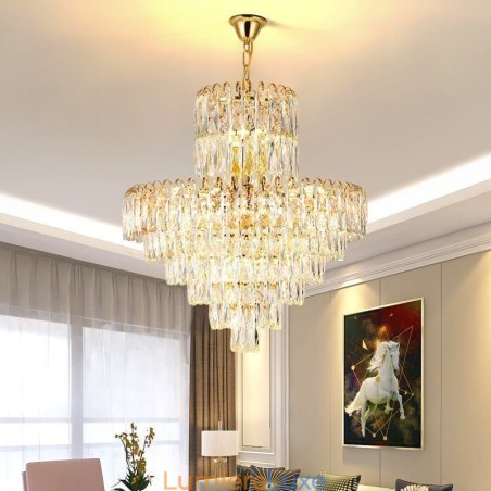 Suspension en cristal moderne, plafonniers contemporains Suspension en cristal moderne, plafonniers contemporains