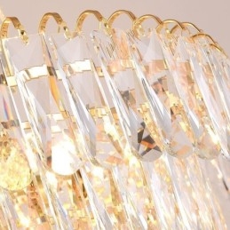 Suspension en cristal moderne, plafonniers contemporains