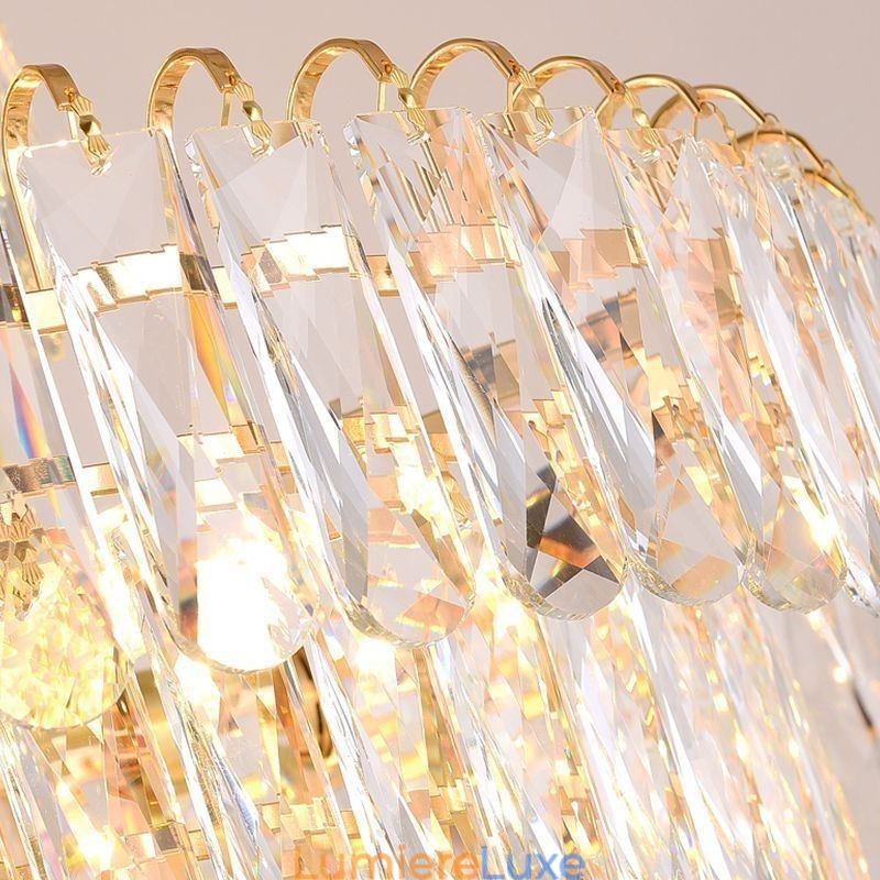 Suspension en cristal moderne, plafonniers contemporains