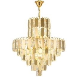Suspension en cristal moderne, plafonniers contemporains