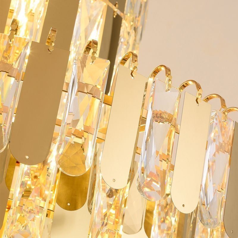 Suspension en cristal moderne, plafonniers contemporains