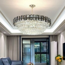 Suspension en cristal, plafonniers contemporains