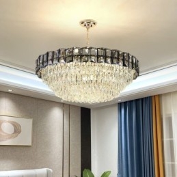 Suspension en cristal, plafonniers contemporains
