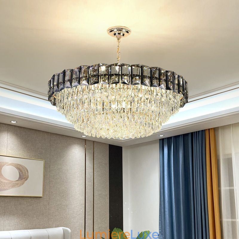 Suspension en cristal, plafonniers contemporains