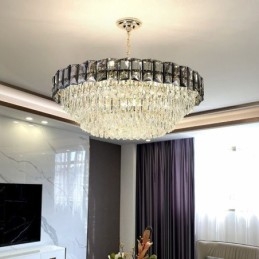 Suspension en cristal, plafonniers contemporains