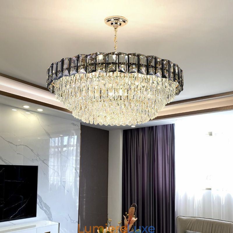 Suspension en cristal, plafonniers contemporains
