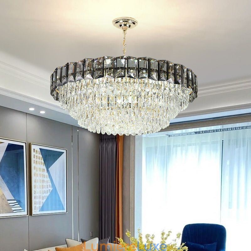 Suspension en cristal, plafonniers contemporains